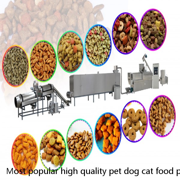 Most popular high quality pet dog cat food processing production machine