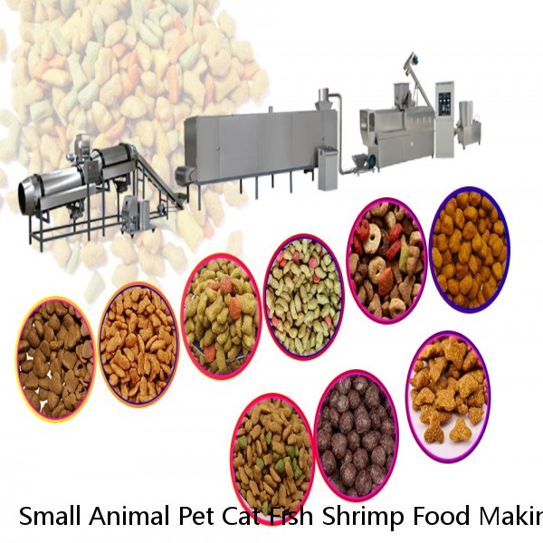 Small Animal Pet Cat Fish Shrimp Food Making Extruder Floating Fish Feed Pellet Machine