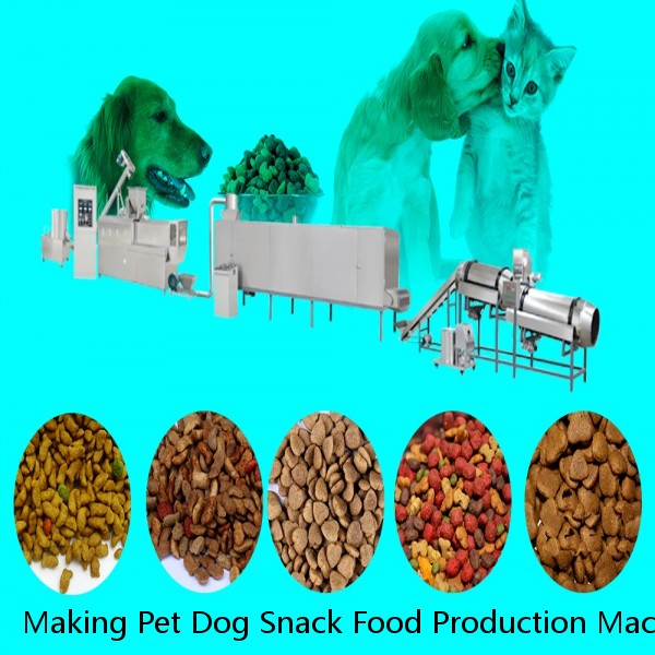 Making Pet Dog Snack Food Production Machine Processing Equipment Line