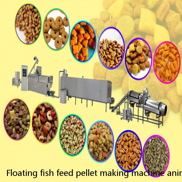 Floating fish feed pellet making machine animal/pet/dog/cattle/fish food extruder