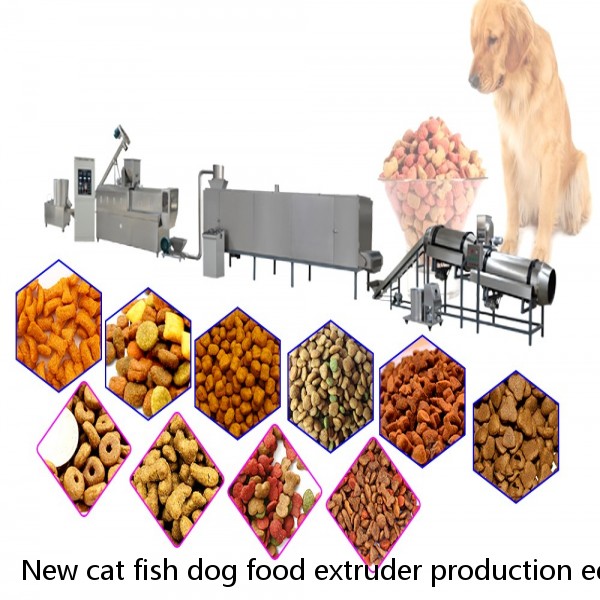 New cat fish dog food extruder production equipment